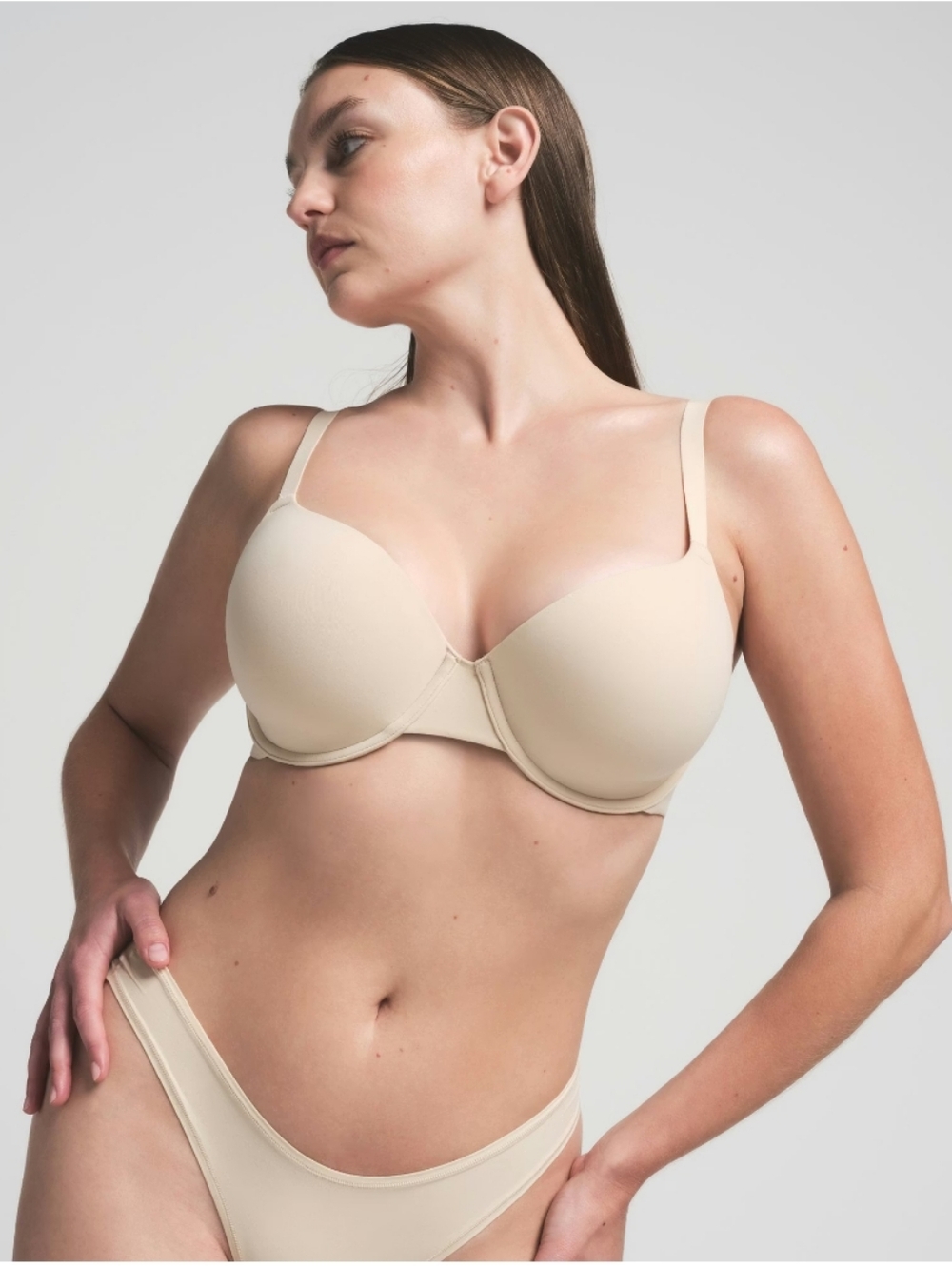 Skims Sand Beige 38C T-shirt Bra Wired